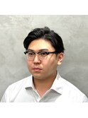 大人クラシック◎ビジネス対応！流しバングショート/黒髪