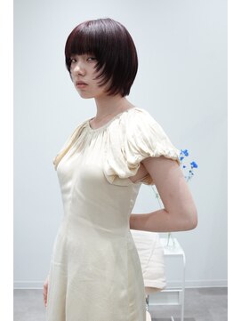 エスカーラ 町田(THE ESCALA) マッシュショート前髪長めハンサムショート黒髪ショー ト