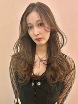 ロンドイディールバンダイ 新潟万代(Lond ideal) ハッシュカット×ブラウンベージュ