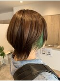 イヤリングカラー，グリーン，エメラルドグリーン【草加】