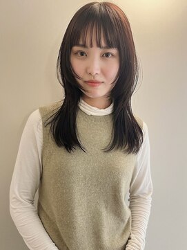 ユー(yew) ミディアムレイヤーカット/ウルフレイヤーカット/顔まわりカット