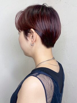 レイール 下北沢(Reir) 【Reir_下北沢】*小顔ショート/秋色バーガンディブラウン*