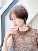 前髪なし大人ショート30代40代50代/表参道/藤沢