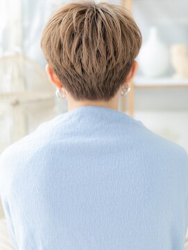 モッズヘア 越谷(mod's hair) ハイライトメンズライク刈り上げショートA3越谷20代30代