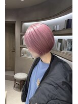 エレノア 静岡店(Eleanor)&nbsp;【八重津】丸みショート×ホワイトピンク