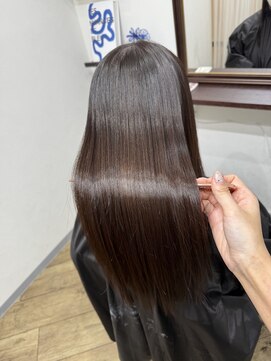 ボクノ 6号店 大橋(bokuno) 【 chika 】髪質改善縮毛矯正 / イメチェン暗艶髪 / 大人女性