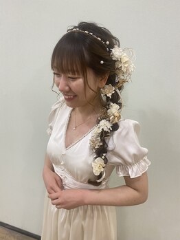 アップスニニー(up's niny)の写真/【新宿駅徒歩5分】双子ヘアセットやリボンアレンジ等、カジュアルだけど可愛くキマるstyleが見つかります♪