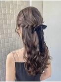 【ハーフアップ】結婚式/お呼ばれヘア/銀座/有楽町/ヘアアレンジ
