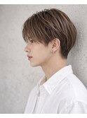 ナチュラル韓国風ショート 七三センター寄り / メイキー本厚木