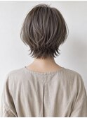 【HEY 松本店】ショートウルフ×アッシュベージュ