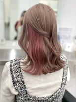 エクラバイナチュラル(eclat by Natural)&nbsp;インナーサクラピンク/上品ミルクティーベージュ/お洒落女子