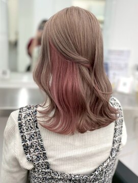 エクラバイナチュラル(eclat by Natural) インナーサクラピンク/上品ミルクティーベージュ/お洒落女子