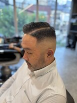 フランクスバーバーリザーブ 人形町店(FRANK’S BARBER RESERVE)&nbsp;波巻きツイストスパイラル/リバースセンターパート/人形町