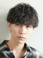 フィフス 大分(fifth)&nbsp;大分シャドウパーマメンズカットラウンドマッシュツーブロック