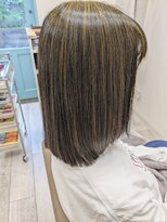 リプル 町屋(ripple)&nbsp;ヘアマニキュアでナチュラルハイライト