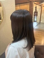 穀雨(Kokuu)&nbsp;【髪質改善】ツヤ髪ストレートセミロングで小顔見えヘア