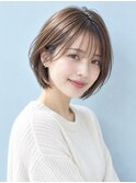レイヤーボブ髪型20代30代40代50代前髪あり前髪なし面長丸顔越谷