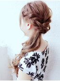 【セルフ風アレンジ】編み込みサイドスタイル
