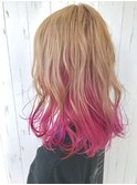 inner × color / honey beige × pink
