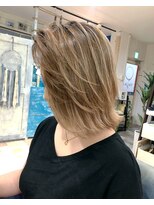 トーク 伊丹本店(TAL'KE)&nbsp;TAL'KE/バレイヤージュ×ホワイトベージュ_311