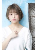 【佐藤健太郎】大人かわいいアッシュブラウン小顔ボブ新宿