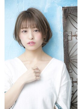 シー バイ ロンド 新宿(Sea by Lond) 【佐藤健太郎】大人かわいいアッシュブラウン小顔ボブ新宿