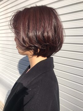 フロート 小阪店(float) マロンブラウン_クールショート　ピンクグレージュ　ボブルフ