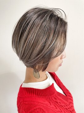 キュー(cue) 【cue】外国人風ショートバレイヤージュ