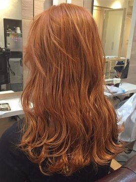 オーブ ヘアー ロッコ 松江店(AUBE HAIR rocco) 【AUBE HAIR】オレンジベージュカラー