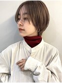 30代　40代　ショートボブ　前髪あり　美容室　表参道　青山