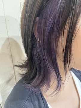 カノア(kanoa) イヤリングパープル