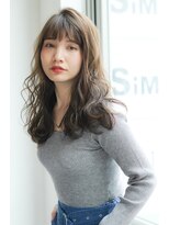 クリアスウィート(clear swi:t)&nbsp;大人可愛いゆるふわパーマxナチュラルオリーブベージュ