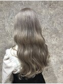 ダブルWカラー♪ホワイトシルバーベージュ