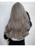【打越】ロング×ミルクティーグレージュ