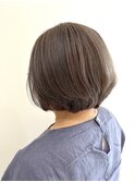 白髪ぼかしハイライトミルクティーベージュ