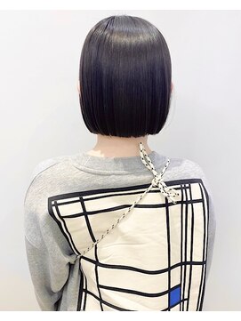 モリオフロムロンドン 松戸店(Morio from London) 【松戸　石山】切りっぱなしストレートボブタッセルボブ