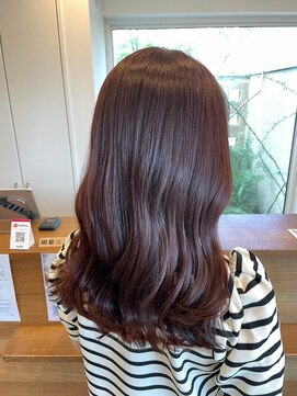 ヘアーメイクポリッシュ 久世店 艶髪レイヤー/レッドブラウン