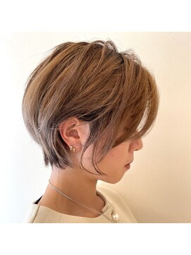 ニコラ(NICOLA) ショートボブ/白髪染め/白髪ぼかし/30代40代50代