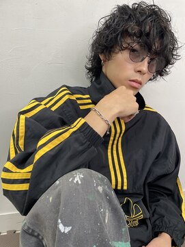 テトラ バイ ネオリーブ 横浜西口店(tetra by neolive) 横浜★プードルパーマ　ツイストスパイラルメンズパーマ　ウルフ