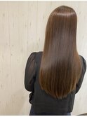 ツヤ髪ストレート