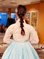 ヒャン(hyang)&nbsp;ポニーテール玉ねぎスタイル#ヘアセット#韓国ヘア#西新井