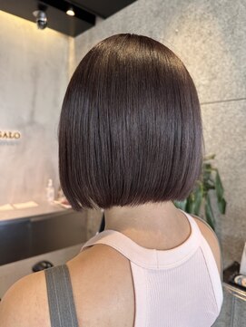 メルバイレガロ 水戸(mer by REGALO) まるみボブ/切りっぱなしボブ