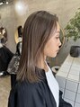 ソルトウォーター(SALT WATER) ナチュラルにグレージュカラー/ケアブリーチ使用！
