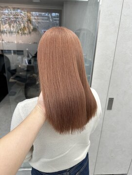 ロンド マーレ 天神大名店(Lond mare) イメチェン/チェリーブラウン/フェミニン/束感/前髪カット