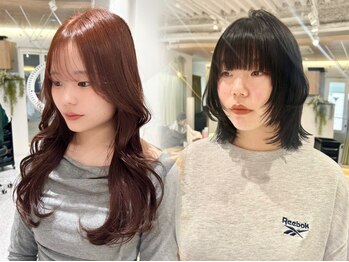 ゼストララ(ZEST Lara)の写真/大人可愛い＆小顔見せが叶う韓国風顔周りカット。長さを大きく変えなくても一気に垢抜けた表情に◎[吉祥寺]