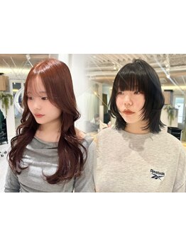 大人可愛い＆小顔見せが叶う韓国風顔周りカット。長さを大きく変えなくても一気に垢抜けた表情に◎[吉祥寺]
