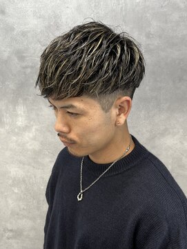 リプレイ 草津店(RIPLAY) ベリーショート/ダークアッシュ/ニュアンスパーマ/韓国マッシュ