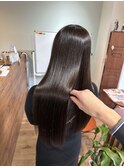 大人可愛い ブラウン 韓国風 ブラック トリートメント