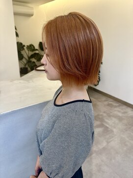 フェーディン(fa/din) オレンジベージュボブ