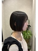 切りっぱなしボブ
